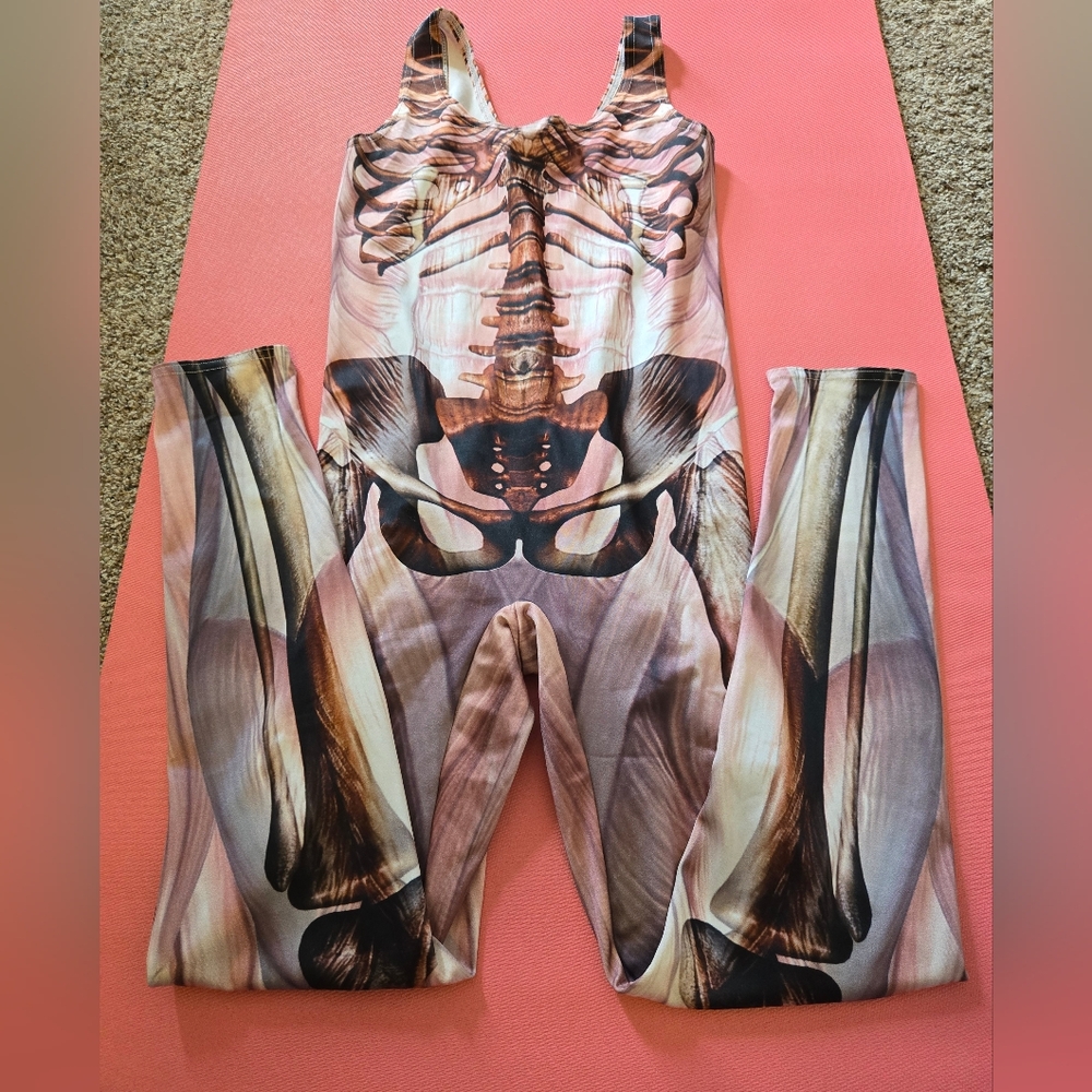 Blackmilk Muscle And Bone Catsuit Size XL